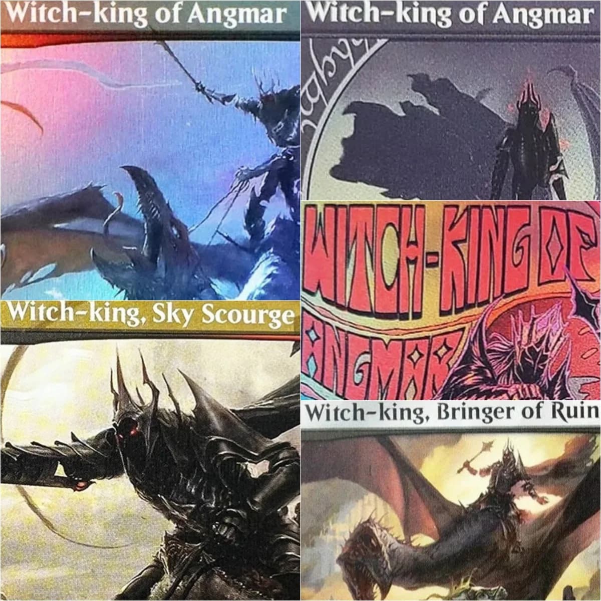 Witch-king TCG Magic Proxy Nero Carte da gioco Proxy di alta qualità Gioco da tavolo Carte collezionabili