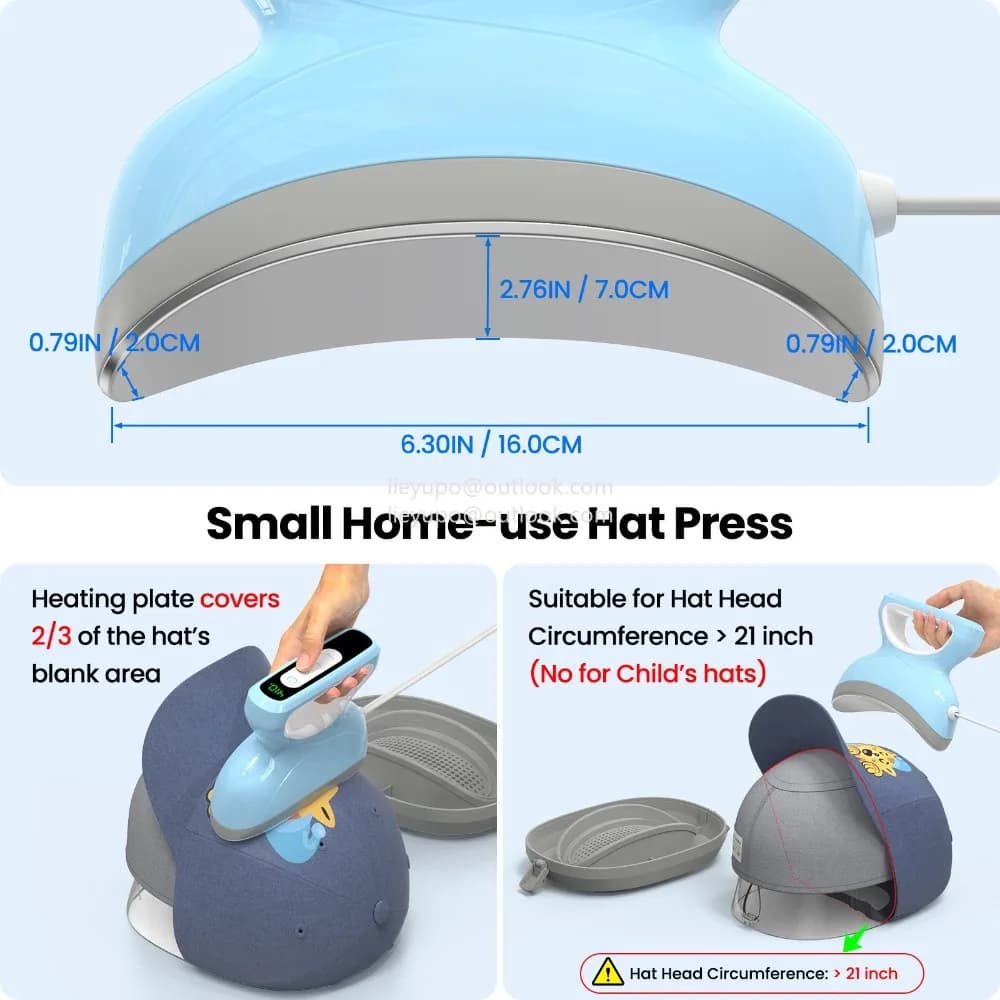 Hat Machine Hot Press Hat Heat Press Machine Fast Uniform Heating Temperature