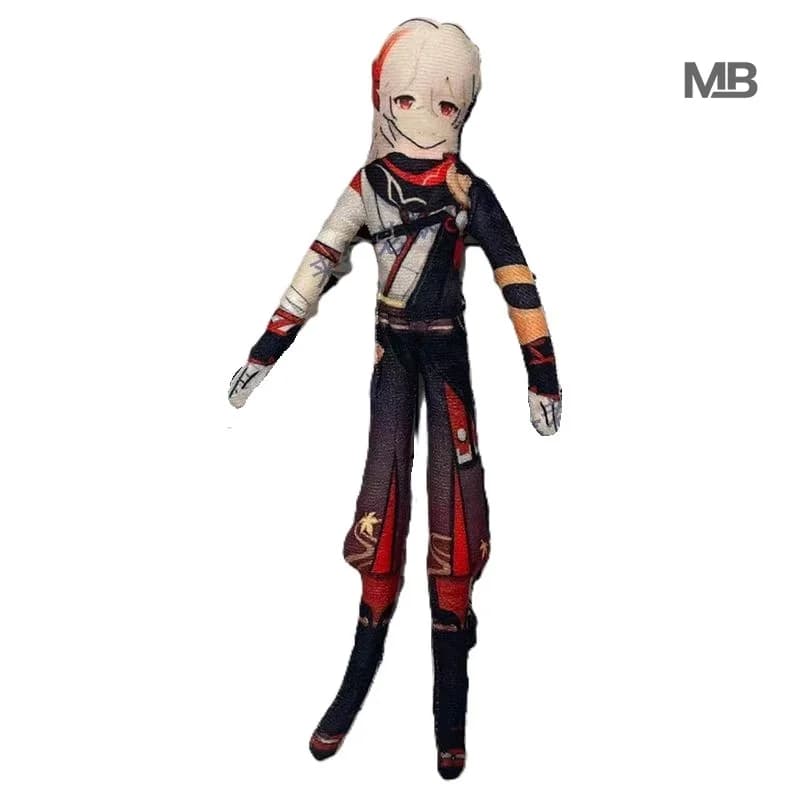 Genshin Impact Kaede­hara Abstract Rat Plush Doll With Inner Wire Skeleton Poseable Anime Figure Flexible Soft Stuffed Toys Gift