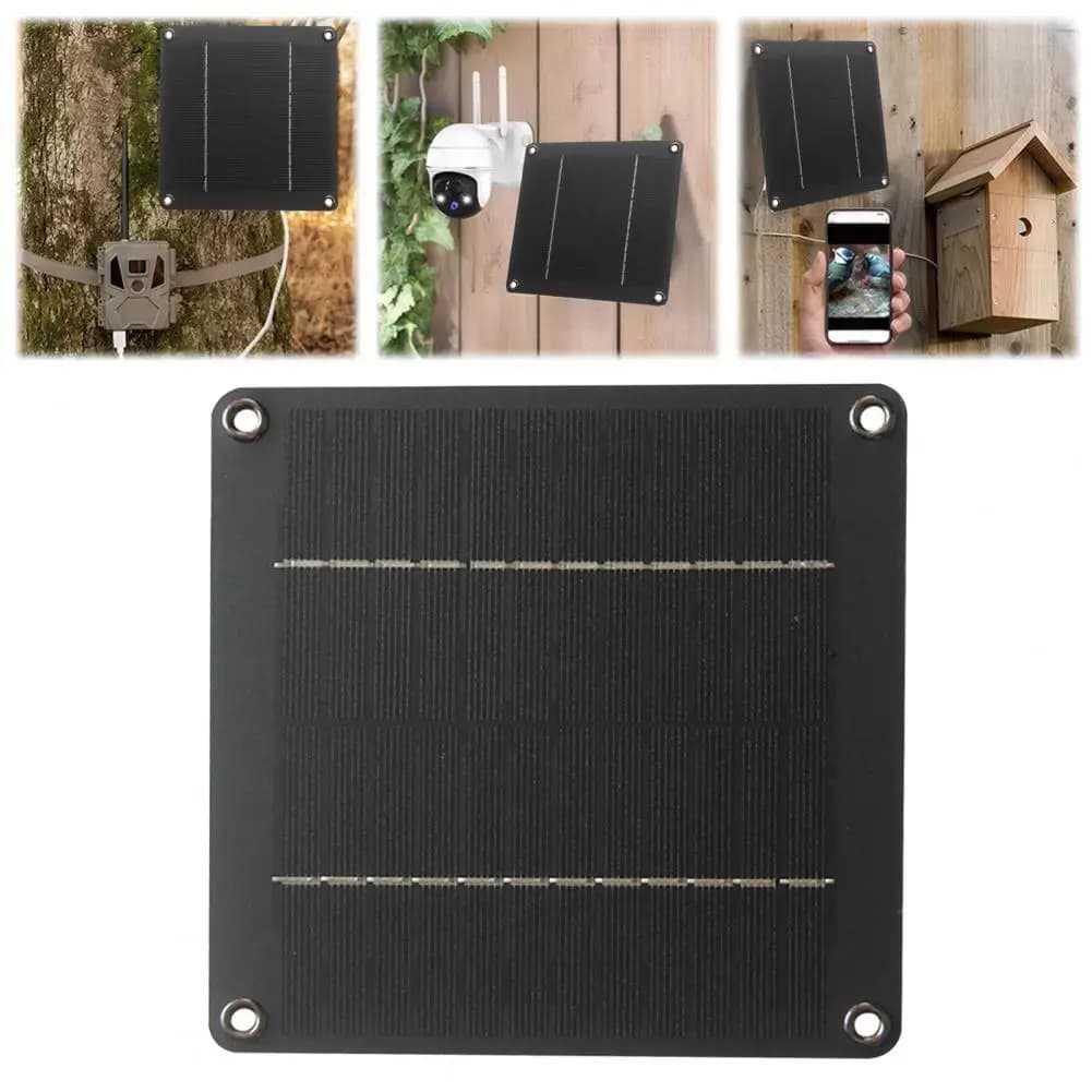 Lightweight Solar Panel 4w 12v Silicon Solar Panel Waterproof Outdoor Garden Light Charger High Efficiency Security Camera Power