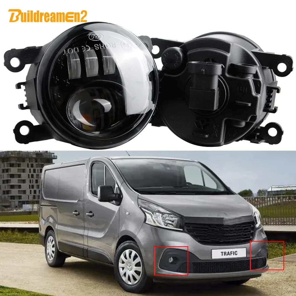 2X30W 3000LM paraurti anteriore per auto LED lente fendinebbia H11 per Renault Trafic 3/III X82 2014 2015 2016 2017 2018 2019 2020