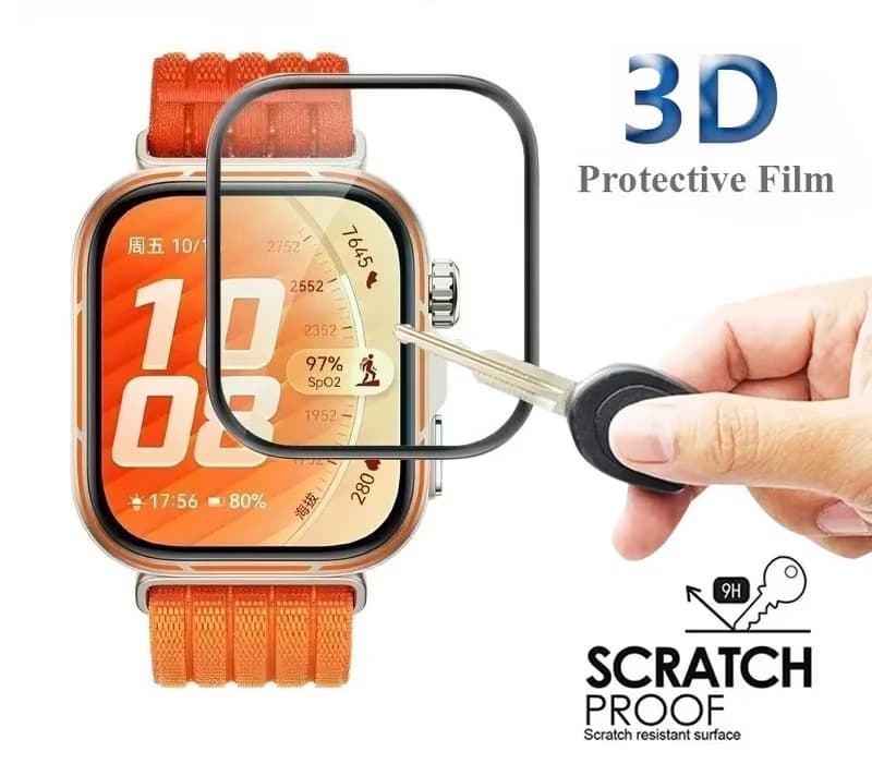 Pellicola Protettiva per Schermo Huawei Watch Fit 5Pro Fit5, Film Protettivo HD Trasparente Non in Vetro per Huawei Watch Fit4 Fit4pro Fit3