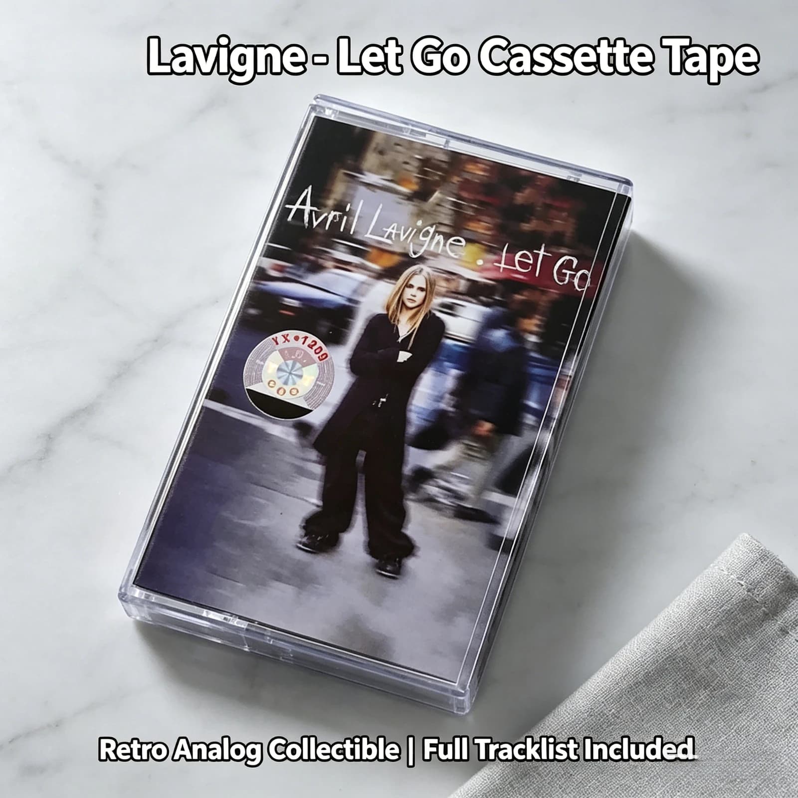 Let Go Album Cassette Tape, Retro Pop Punk Rock Music Tape, Nostalgic Audio Tape for Walkman, Collectible Gift Avri