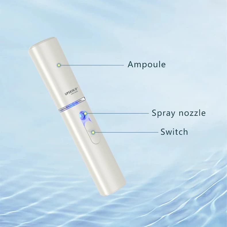 High Pressure Spray Nano Spray 2-in-1 Portable Device for Skin Hydration, Beauty Tool for Home Use