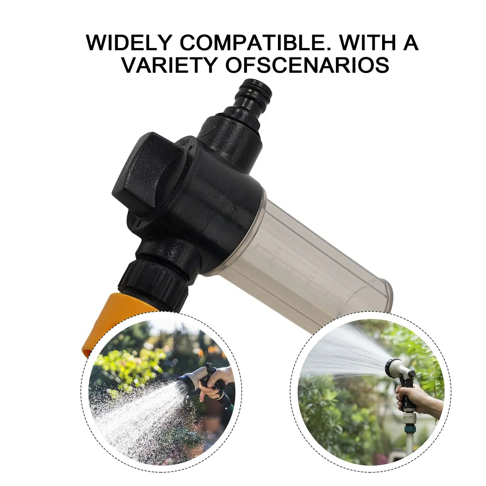 100ML Acqua Schiuma Pentola Tubo Da Giardino Schiuma Lancia Pulita Lavaggio Schiuma Lavaggio Auto Pistola Ad Acqua Sapone Schiuma Spray Bottiglia Strumento di Pulizia
