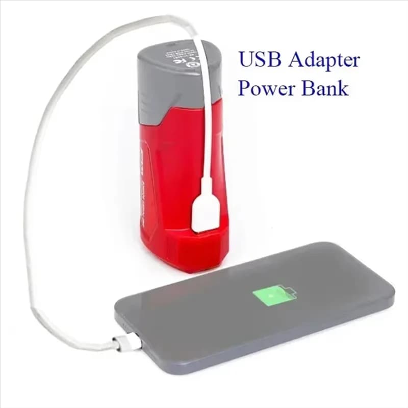 ABJI-Supply Li- Battery Adapter Converter Charger 12V 10.8V USB Power Bank Mobile Phone DC Output Device