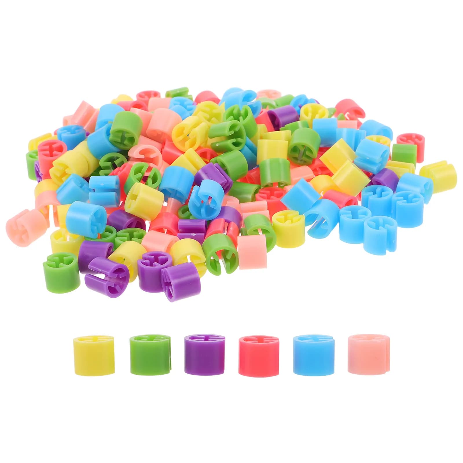 180 Pieces Labels for Colored Plastic Hangers, Coding Plates for Armadio Organization