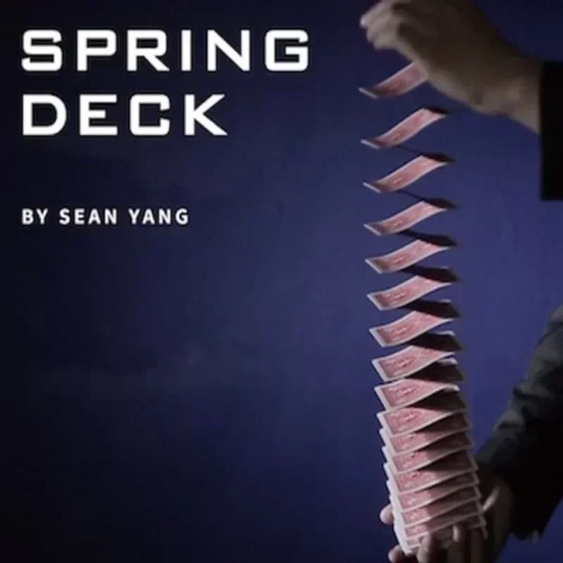 Mazzo primaverile super cool di Sean Yang Mazzo elettrico Carta Farina Chiudi Trucchi magici Magia Magicians Prop Illusione magica Trucco