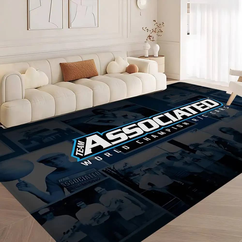 Tappetino rettangolare Rc Team Associated, antiscivolo, morbido, per la casa, per porta d'ingresso, per interni ed esterni, per hotel, per decorazioni