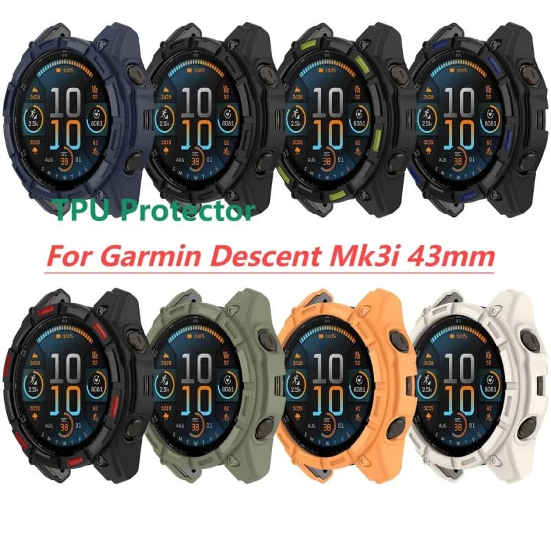 Custodia in TPU per Garmin Descent Mk3i 43mm Smart Watch Band Custodia morbida in silicone Mk 3i Protezione paraurti Shell Accessori