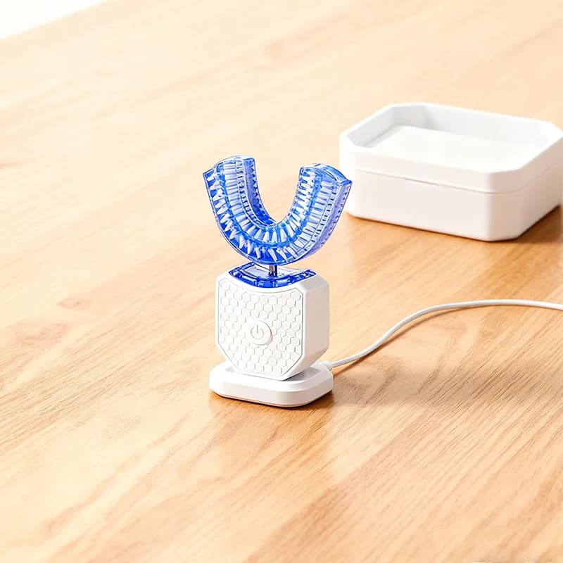 Professional ultrasound electric toothbrush with nylon brush Automatic rechargeable electric toothbrush