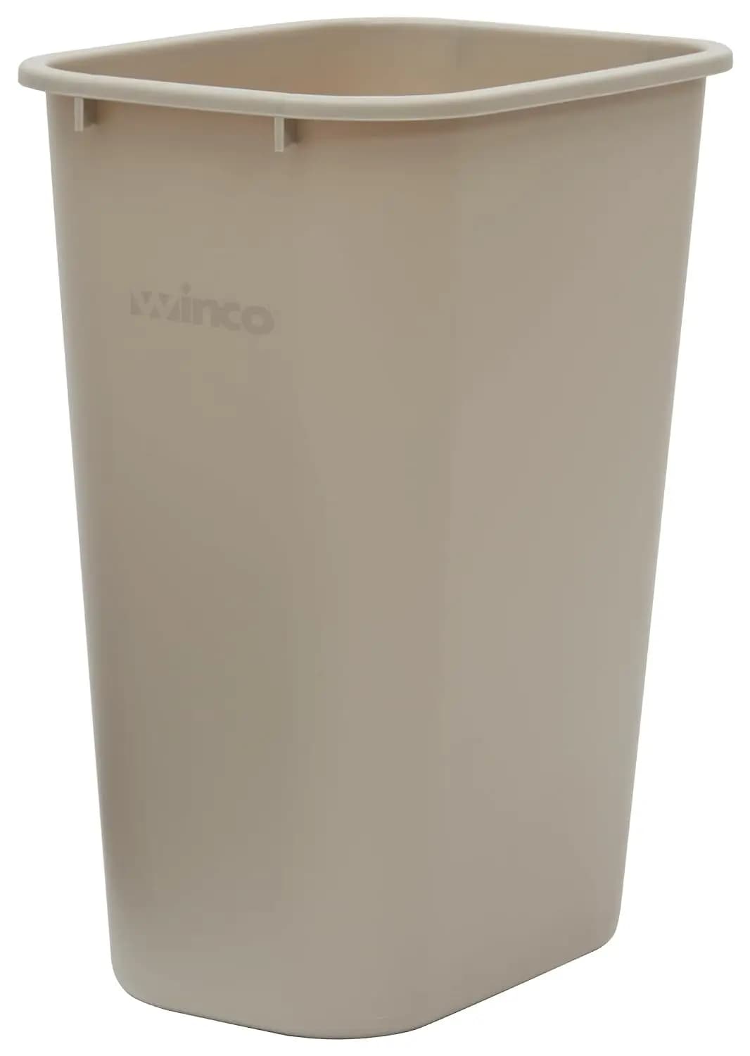 10 Gallon Plastic Waste Basket, Heavy-Duty for Office & Home, Easy Clean