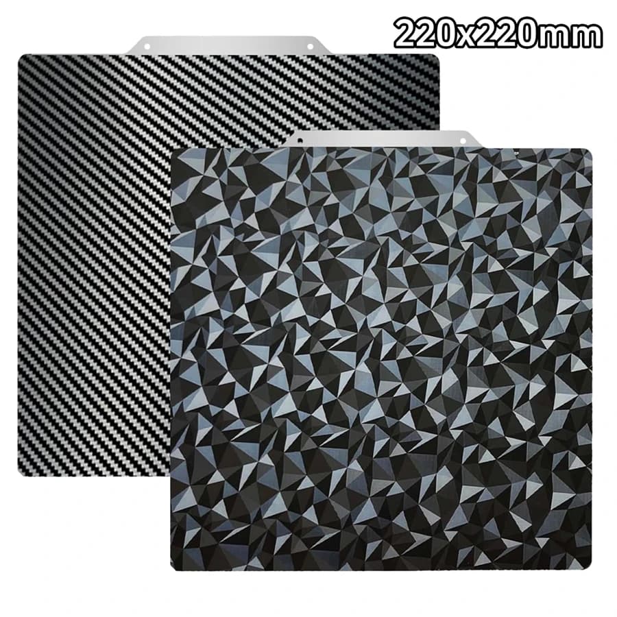3D PET PEO Building Plate 220x220mm Cover for Genius/Pro/MK2/MK2A/Anet A8/Anet A6 Bed Hot Steel with Flexible Spring