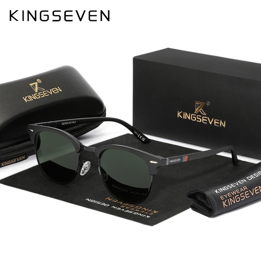 KINGSEVEN Brand Trendy Design Polarized Sunglasses UV400 Protection Eyewear For Men Women Driving Glasses