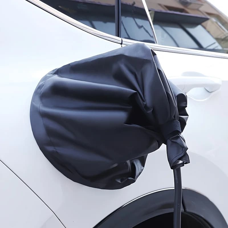 Copertura Magnetica per Porta di Ricarica EV - Resistente, Impermeabile, Resistente a Raggi UV e Neve, Isolante Termico per Veicoli Elettrici
