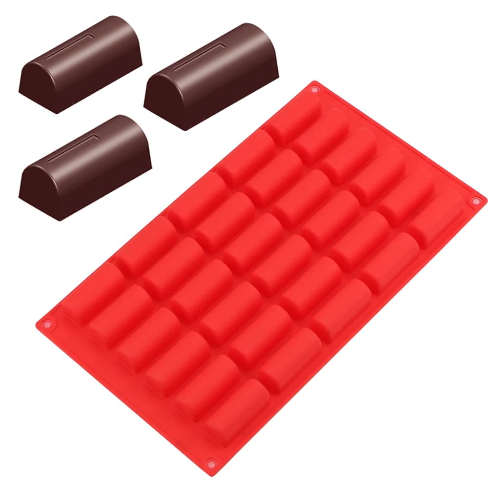 Ice Cube Mold Cake Mold Silicone Chocolate Desserts Cakes Mould 30 Holes Candy Bakeware Non-Stick DIY Baking Tools
