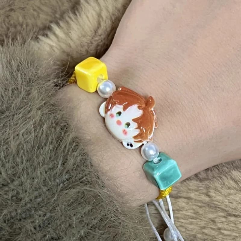 Luce e notte Amore e spazio profondo Gioco Bracciale periferico Jesse Zayne Attribute Bracciale con corda a mano Regalo a sorpresa di compleanno per ragazza