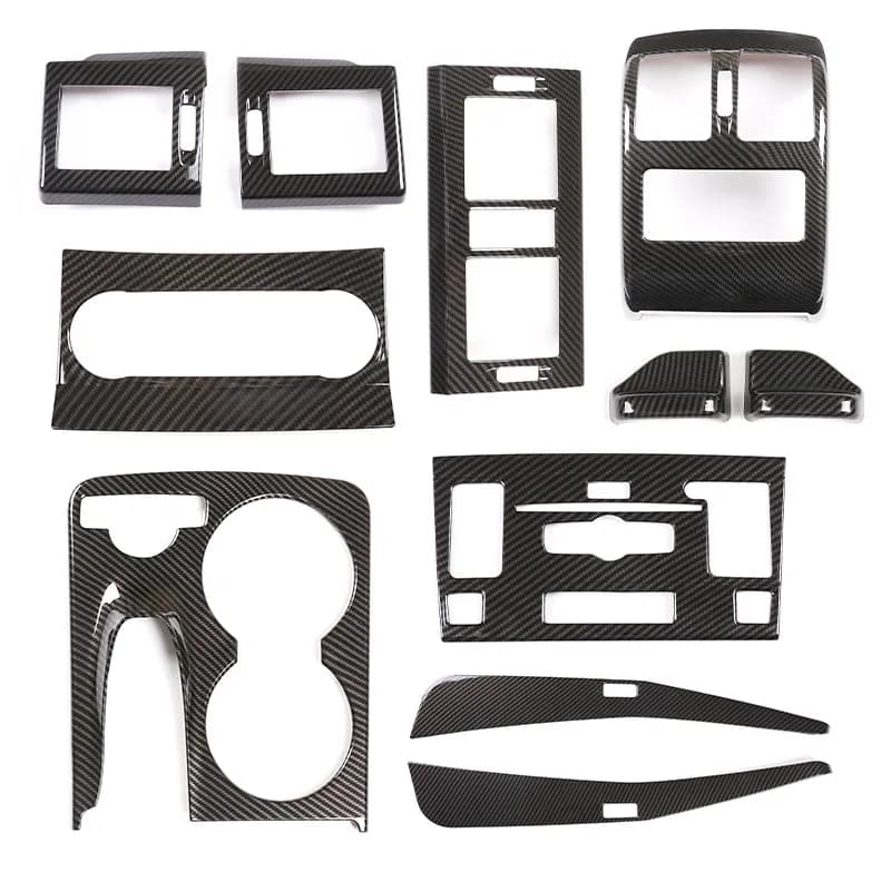 Per Mercedes Benz GLK X204 2008-2015 ABS In Fibra di Carbonio Auto Center Console Pannello Decorativo Adesivo Accessori Per Interni Auto