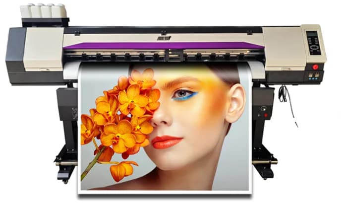 Stampante eco-solvente grand formato da 1,8 metri plotter a getto d'inchiostro completamente automatico per vinile/striscioni flessibili/stampa di materiali carta a sublimazione