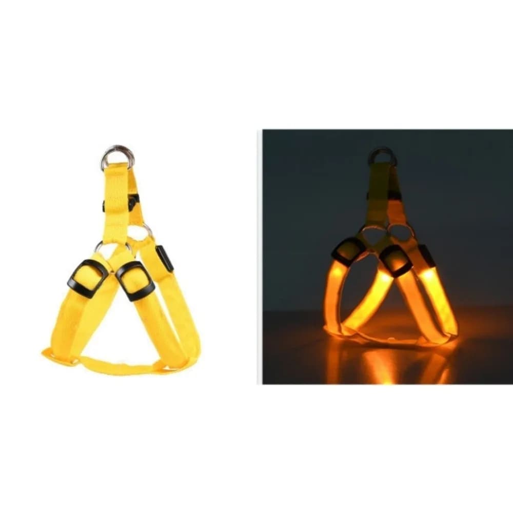 Pettorina per Cani LED Luminosa Pratica, Ricaricabile, Regolabile, Cinturino Luminoso per Animali Domestici, Gilet Lampeggiante Morbido per la Sicurezza degli Animali