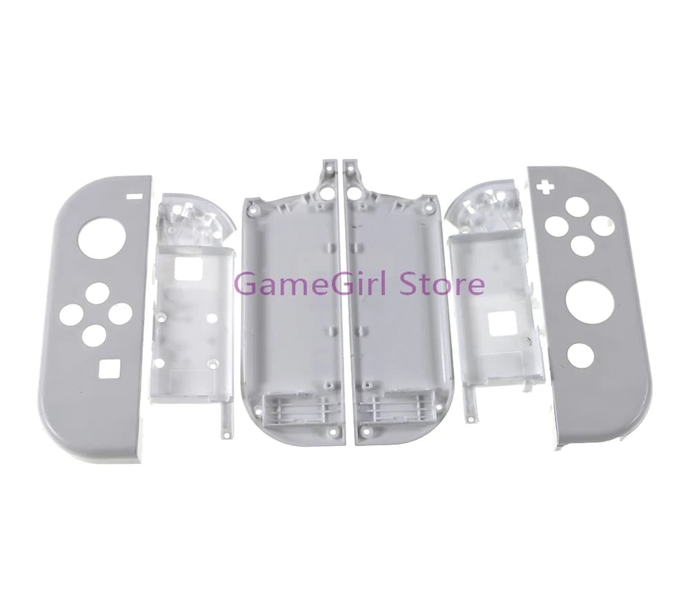 15 set di scocche bianche per Joy-Con di Nintendo Switch OLED, lato sinistro e destro, con telaio medio, ricambi.