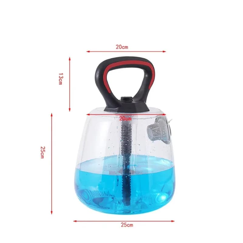Attrezzatura per Palestra Domestica, Kettlebell con Peso, Kettlebell con Sacca d'Acqua