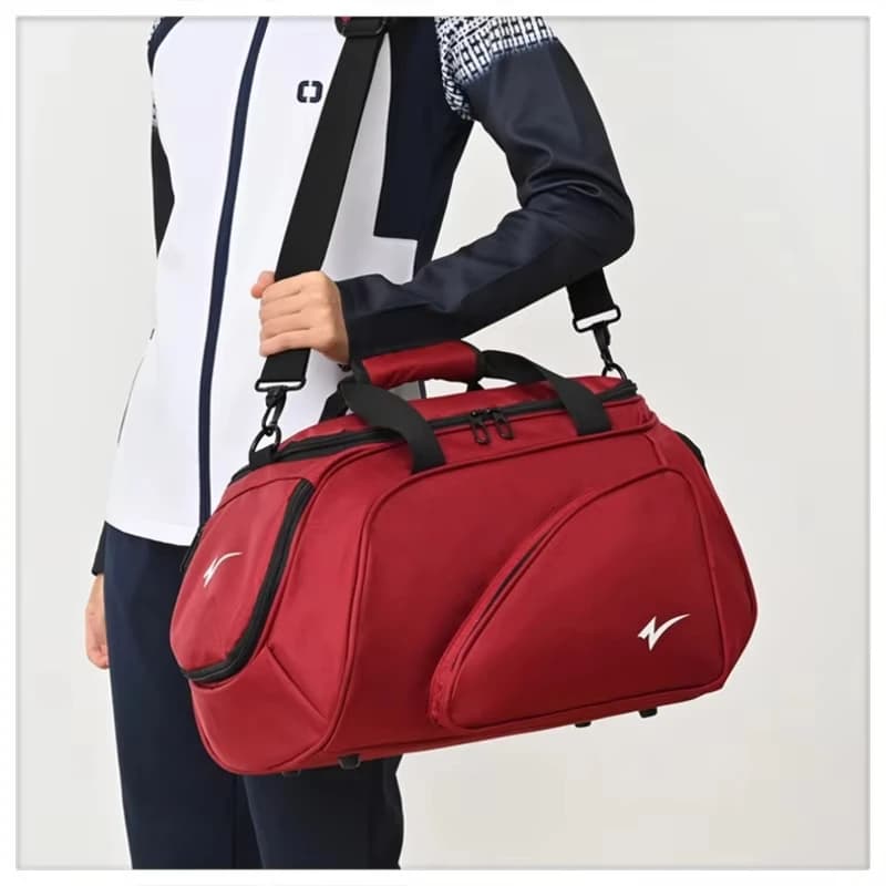 Table Tennis Sports Bag, Unisex, with Dry/Based Separation, Open Fitness Backpack, Athletic Competition Bag