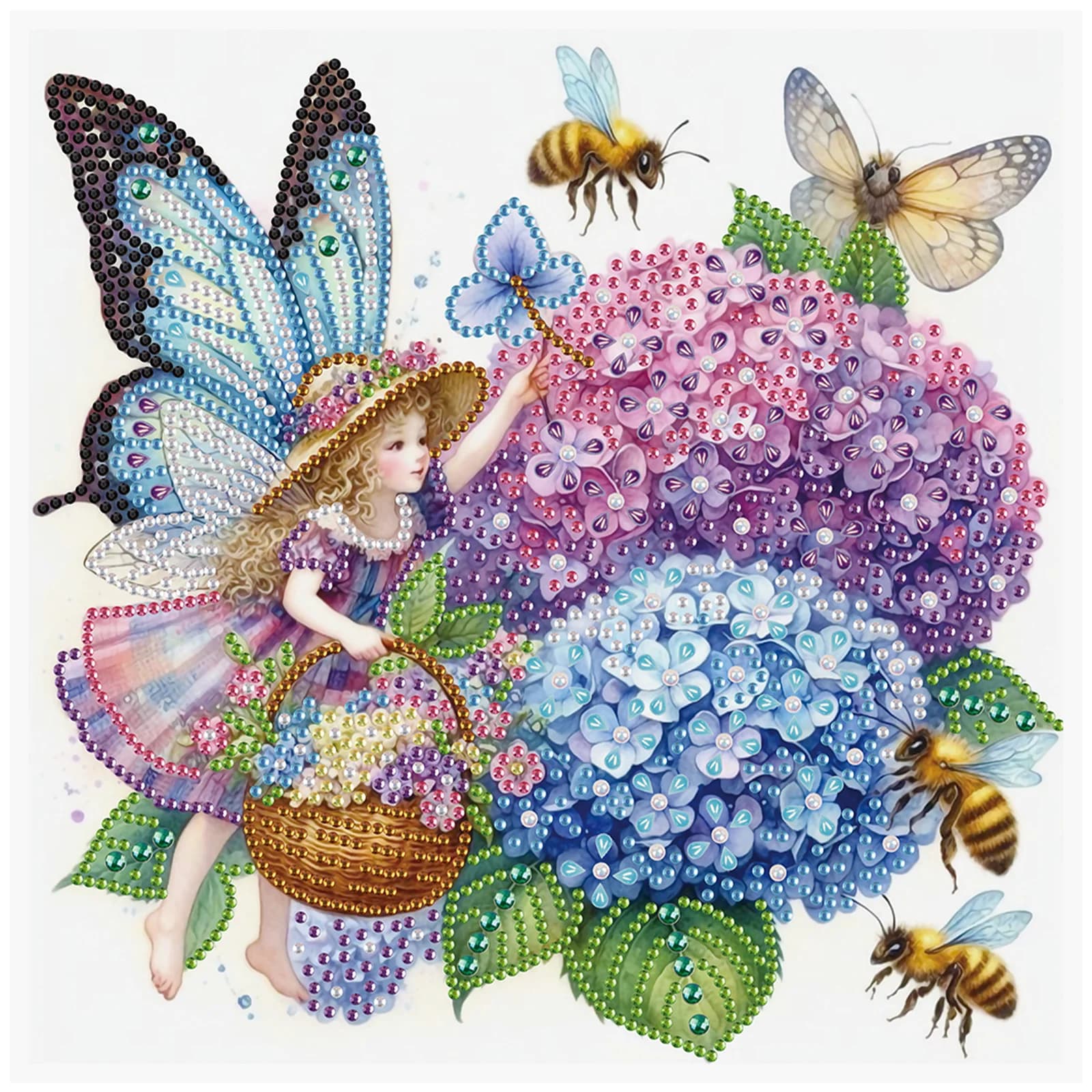 DIY flower fairy Special Shape Diamond Art Kit for Beginners and adults,Diamond Art Painting Kit for Home Wall Decoration Gifts
