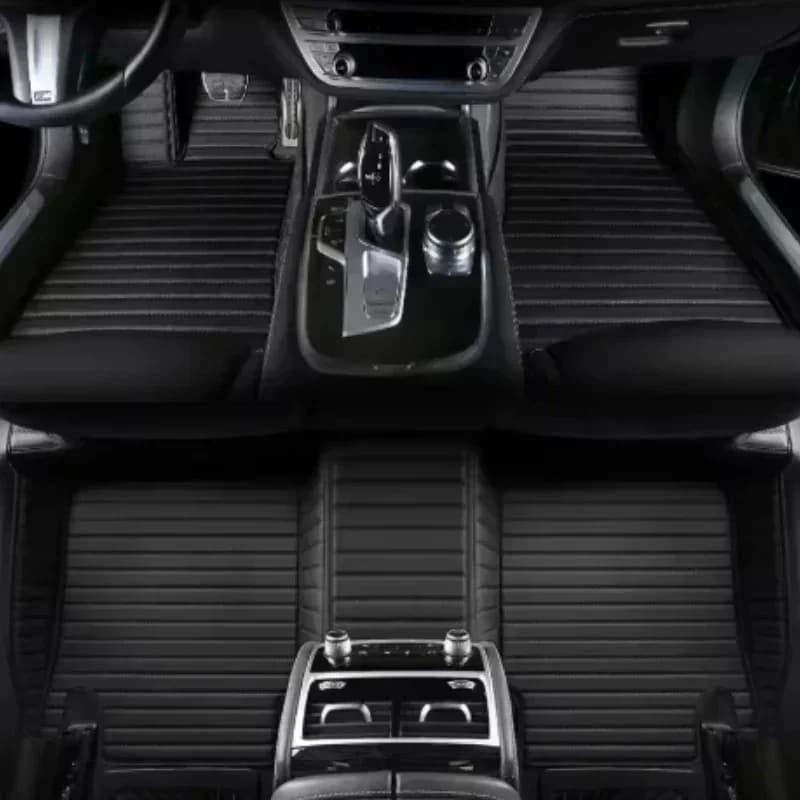 Tappetini per auto personalizzati a strisce grandi per Peugeot 2008 2014-2019 3008 4008 2017-2023 Accessori interni per auto