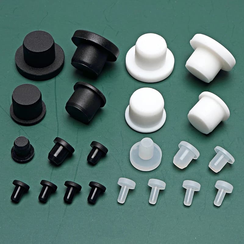 Tappo in gomma Foro interno in silicone Tappo Occhiello Giunto Rondella impermeabile Anello protettivo Tappi filettati Copri dado Tappo T-spina rotonda