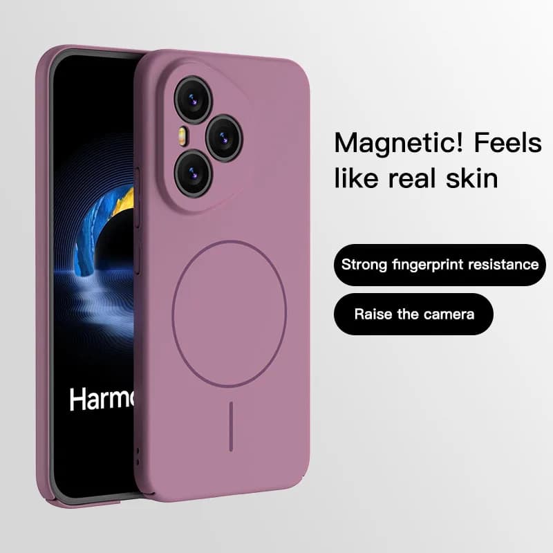 For Magsafe Wireless Charging Skin Matte PC Magnetic Case For Honor 400 Pro Honor400 Pro Slim Hard Back Cover