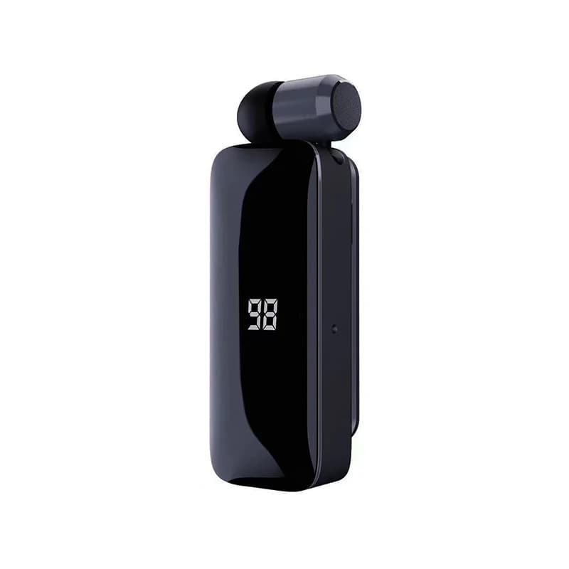 F906 Tempo di conversazione 40 ore Auricolare Bluetooth BT5.3 Chiamata Ricorda Vibrazione Clip Driver Auricolari Display di alimentazione Auricolare PK K55