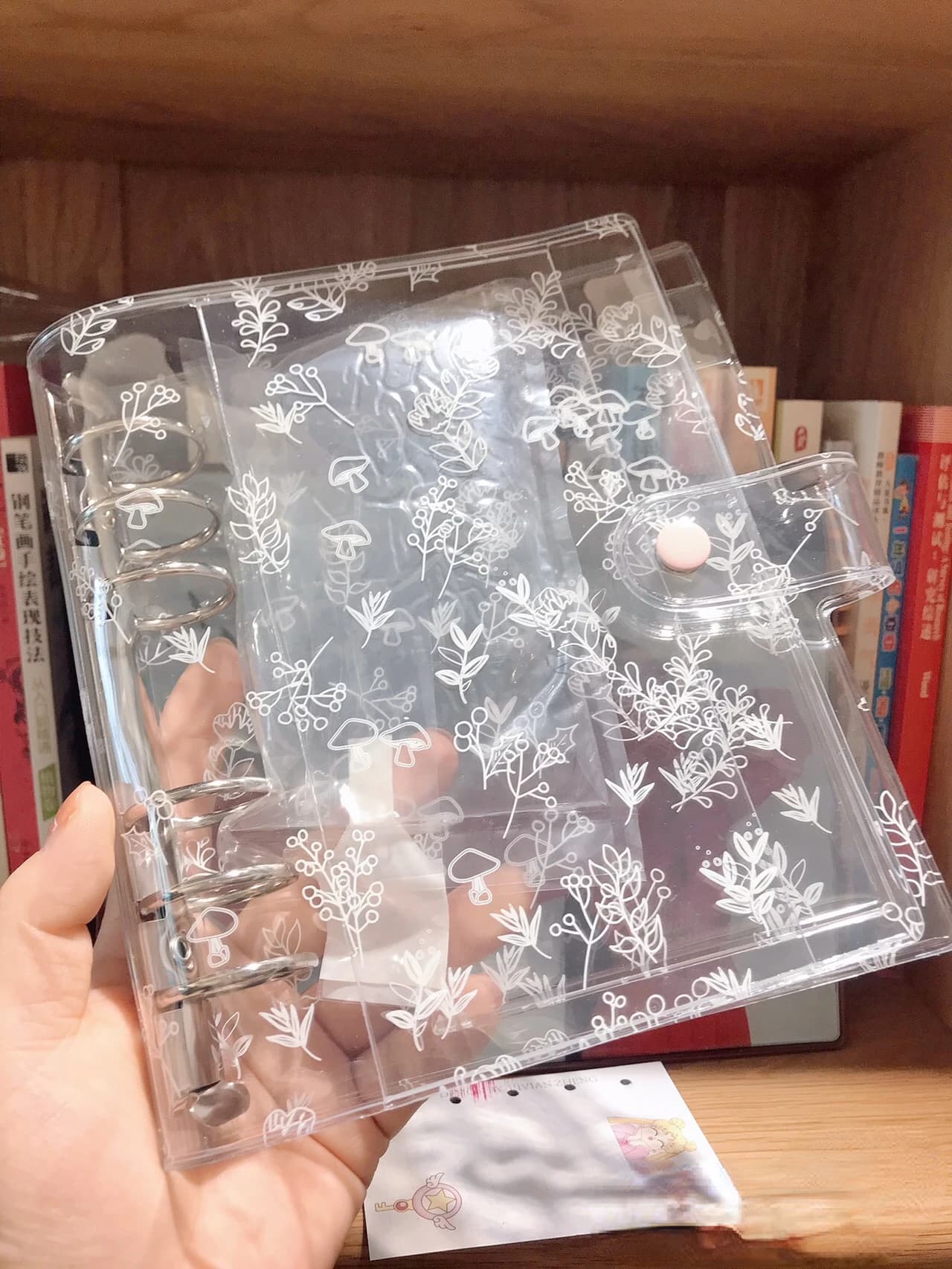 A6PW Personal Wider PVC trasparente a fogli mobili Notebook Cover Planner Agenda Organizzatore Diario Portatile 6 Raccoglitore ad anelli 2022 Nuovo