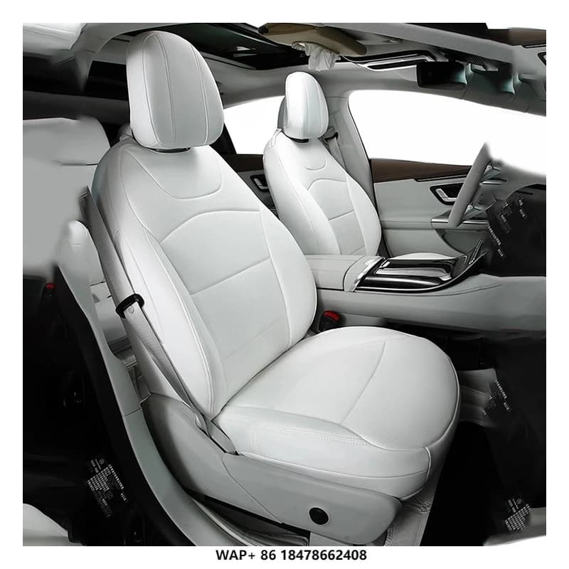 Tailored for car accessories 5 seat covers in luxury leather suitable for Mercedes Benz EQE class 350 500 300 AMG Berlina SUV