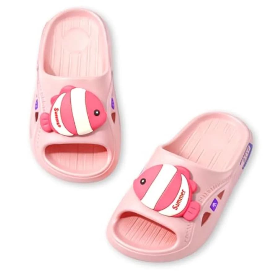 Ciabatte Cloud Slides per Bambini e Bambine, Antiscivolo, Estive, da Spiaggia e Piscina, in EVA, Sandali Slip-on per Ragazze, Ciabatte da Giardino e Bagno