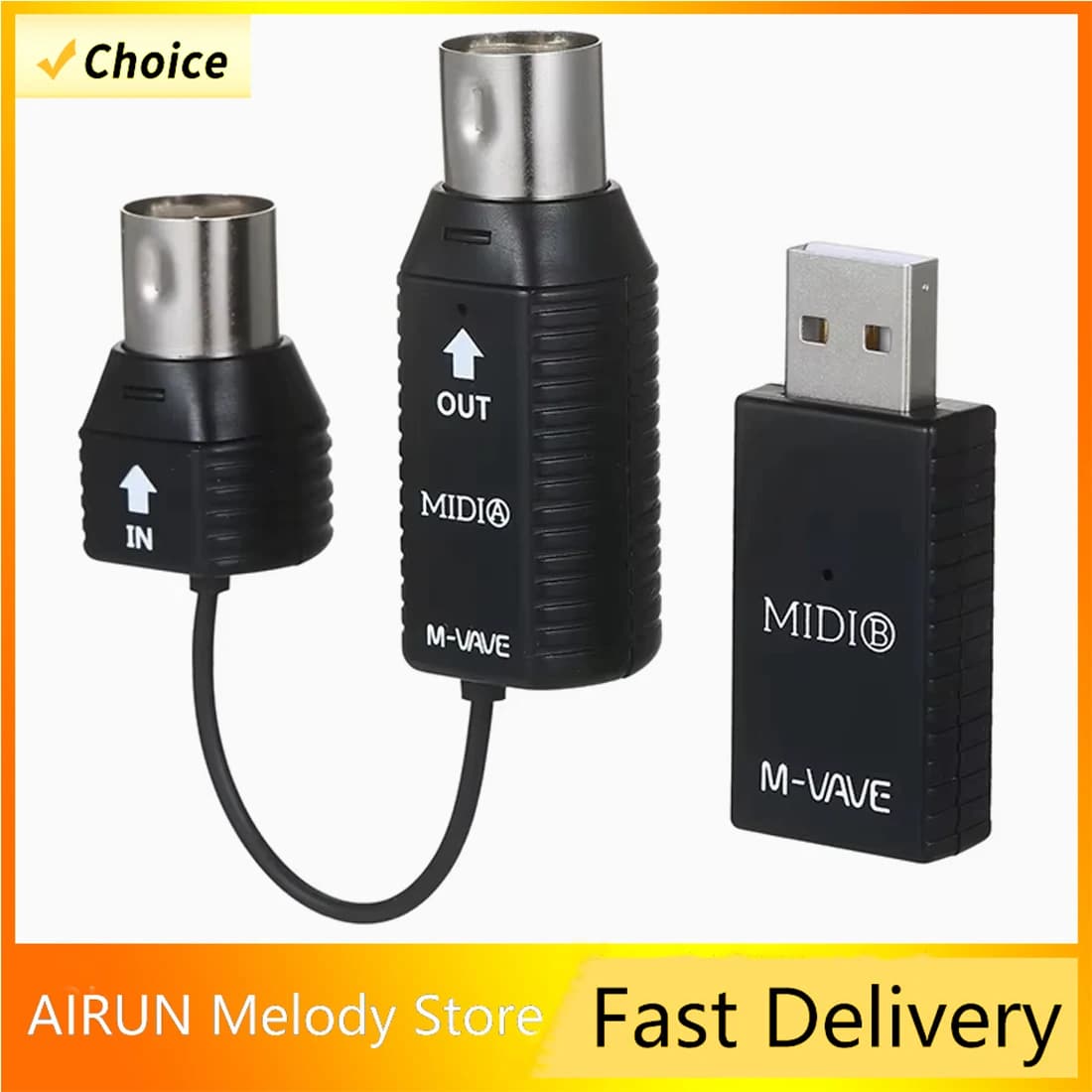 M-VAVE SYSTEM MIDI Wireless MIDI Keyboard Wireless Plug Play Adapter Support Wins System Smart Phone Wireless Transmission