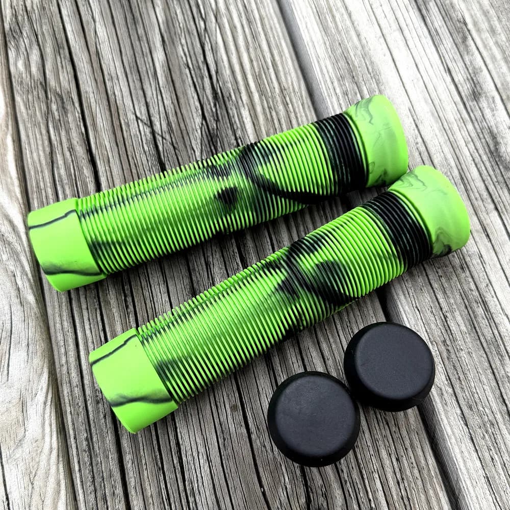 13.5cm Ultra-Light Bicycle Grips, High-Quality Mixed-Color Anti-Slip, Wear-Resistant, Shock-Absorbing Rubber Handle Covers for Mountain Bikes, Bmx Bikes, Off-Road Bikes, Soft Handle Covers, Cycling Equipment Accessorie