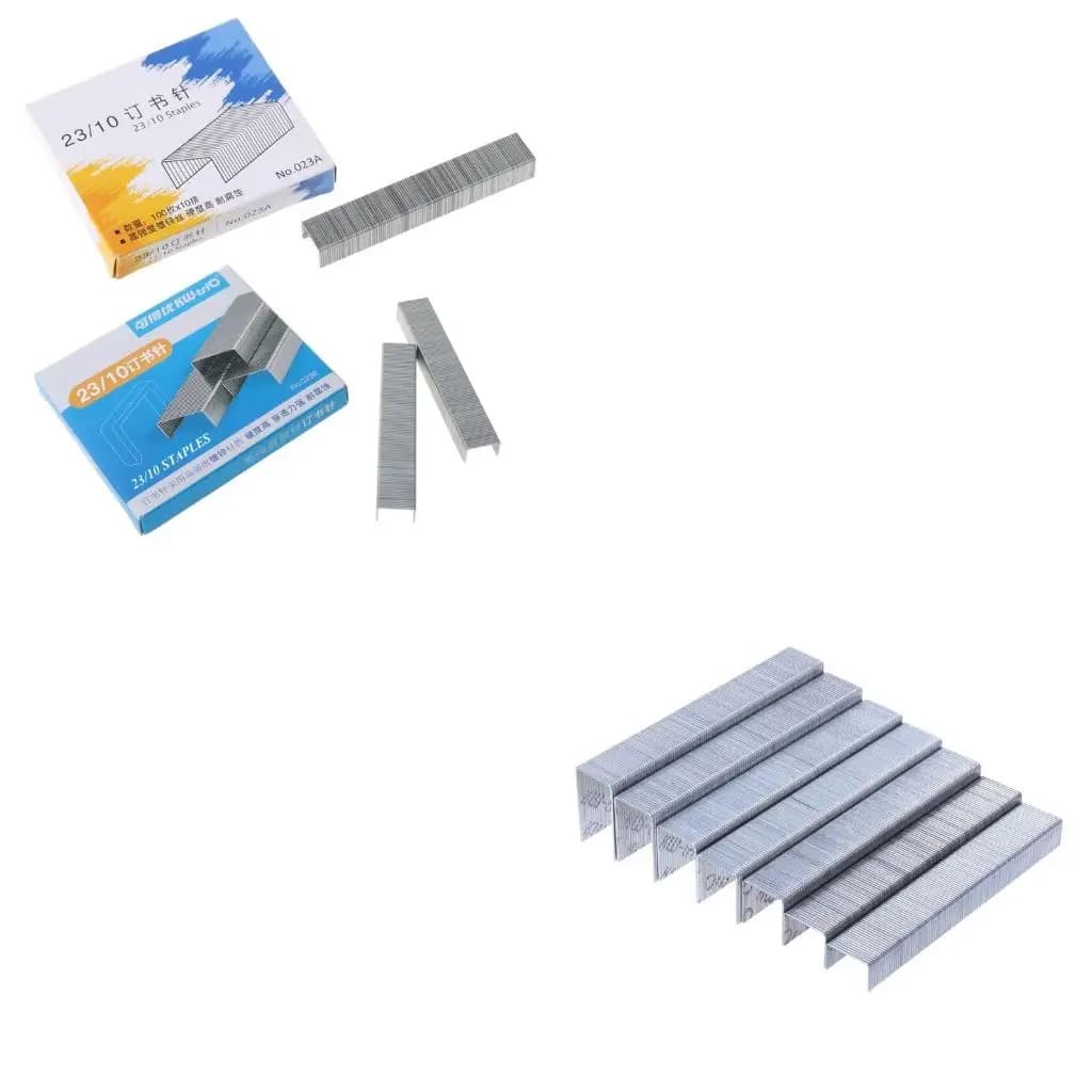 Metallo resistente 23/10 da 1000 pezzi/scatola per graffette per cucitrici per ufficio e scuola