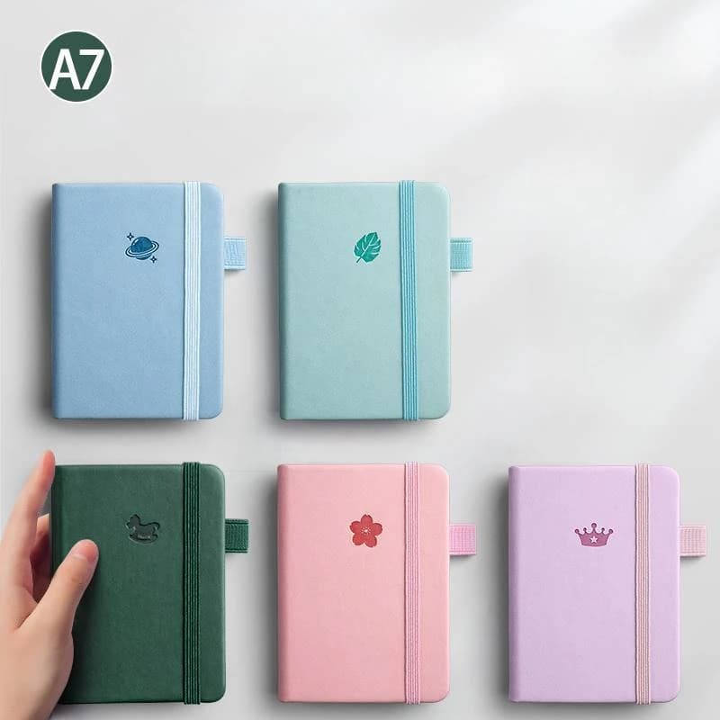 Memo Diary Planner A7 Mini Notebook Agenda Organizzatore Prendendo appunti Blocco note tascabile Diario Notebook Libro di parole Forniture per ufficio