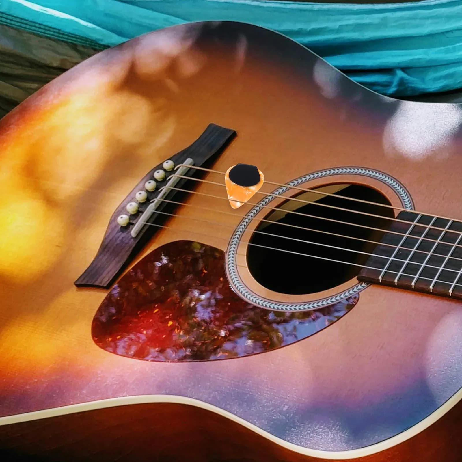 20 Pezzi Grip Antiscivolo per Plettri Chitarra in EVA Autoadesivi Compatti per un Migliore Controllo e Prevenzione dello Scivolamento