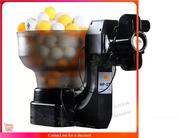 Automatic Table Tennis Ball Machine Ping Pong Robot 36 Spin Modes Training Equipment for Practice