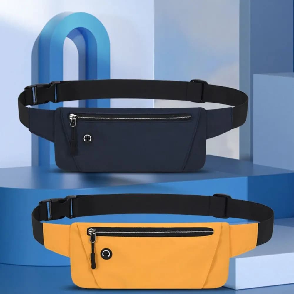 Phone Pouch Waterproof Running Waist Bag Invisible Adjustable Sports Fanny Pack Portable Lightweight Sports Belt Pouch Fitness
