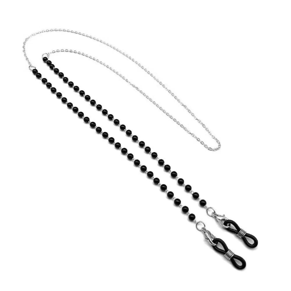 Catena per Occhiali con Perline Floreali alla Moda, Collana Fatta a Mano, Antiscivolo, per Uomo e Donna