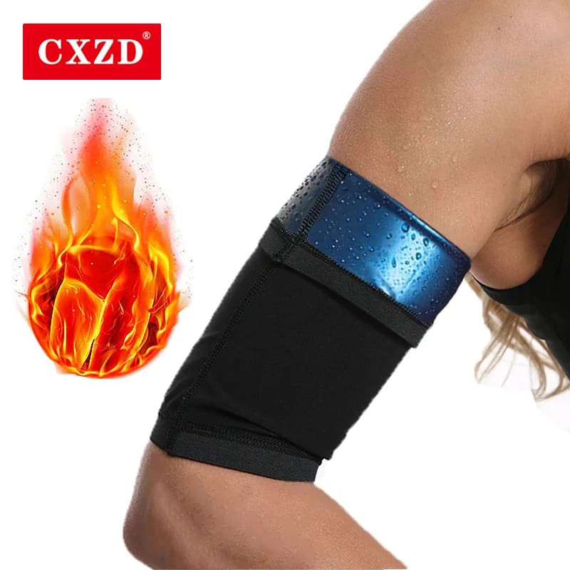 Women Arm Trimmers Sauna Sweat Bands Arm Slimming Trainer Arm Fitness Sports Shapers Weight Loss Fat Reducer Workout Belts
