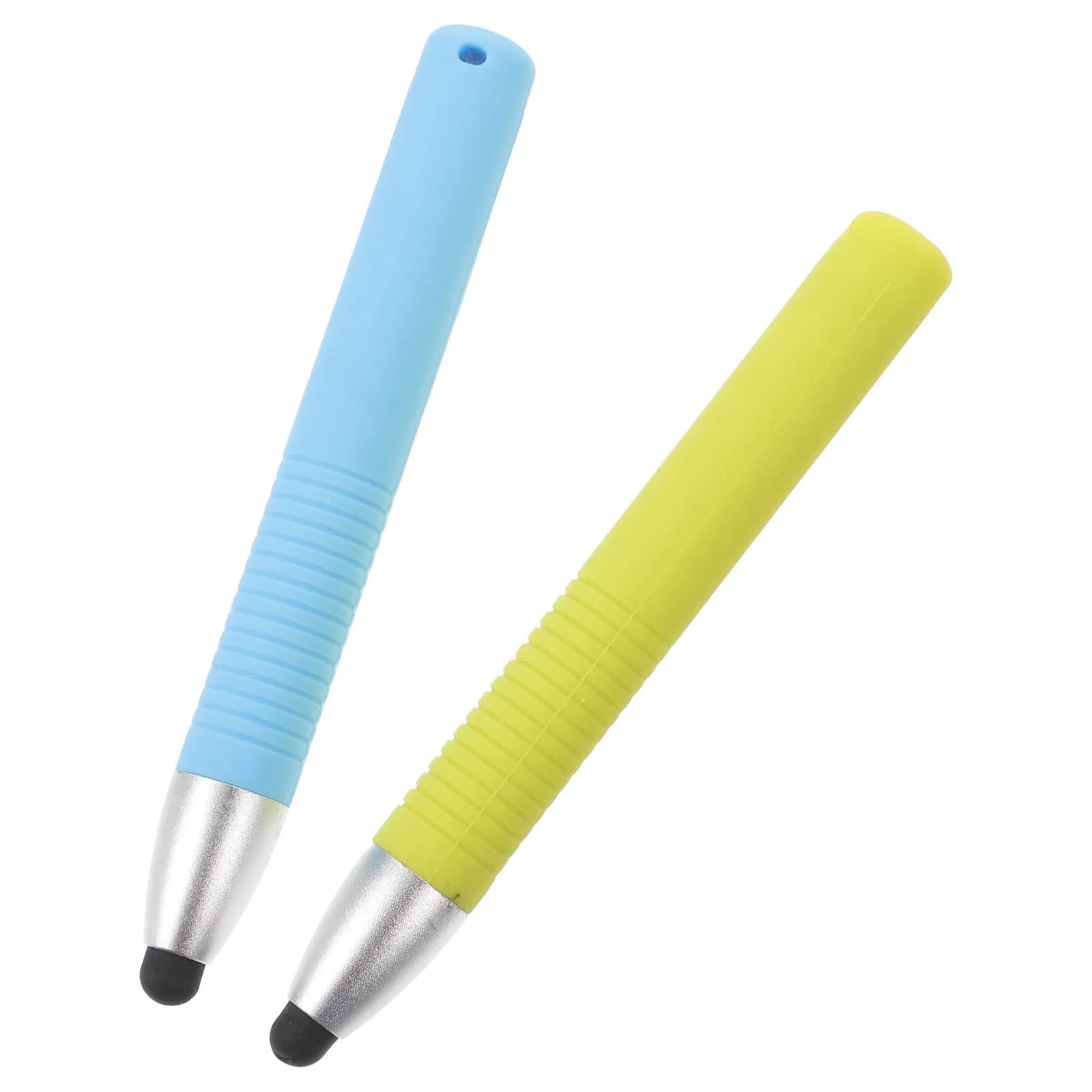 2Pcs Capacitive Touch Screen Stylus Pen Universal Soft Tip Tablet Stylus Pen for Kids Drawing Writing Practical Screen Pens
