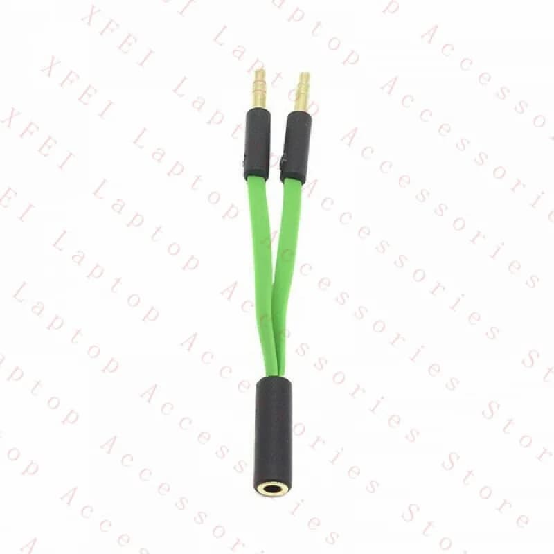 3.5 mm F Razer Audio/Microphone F Splitter Adapter Cable for Razer Electra V2 gaming headphones