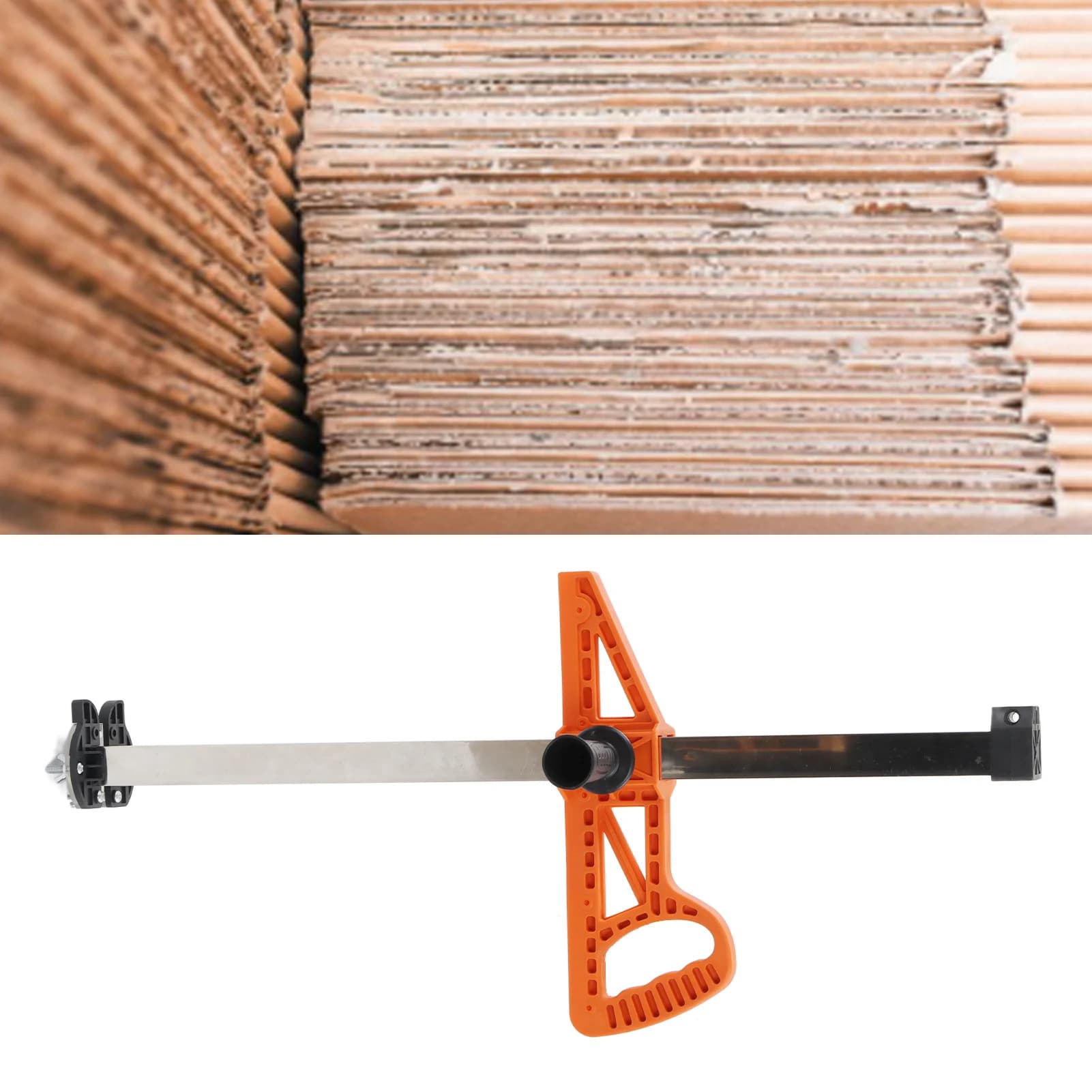 T-shirt for double-cut plasterboard Manual push cutting tool Stainless steel guide rail Portable handles Labour saving/Simple operation