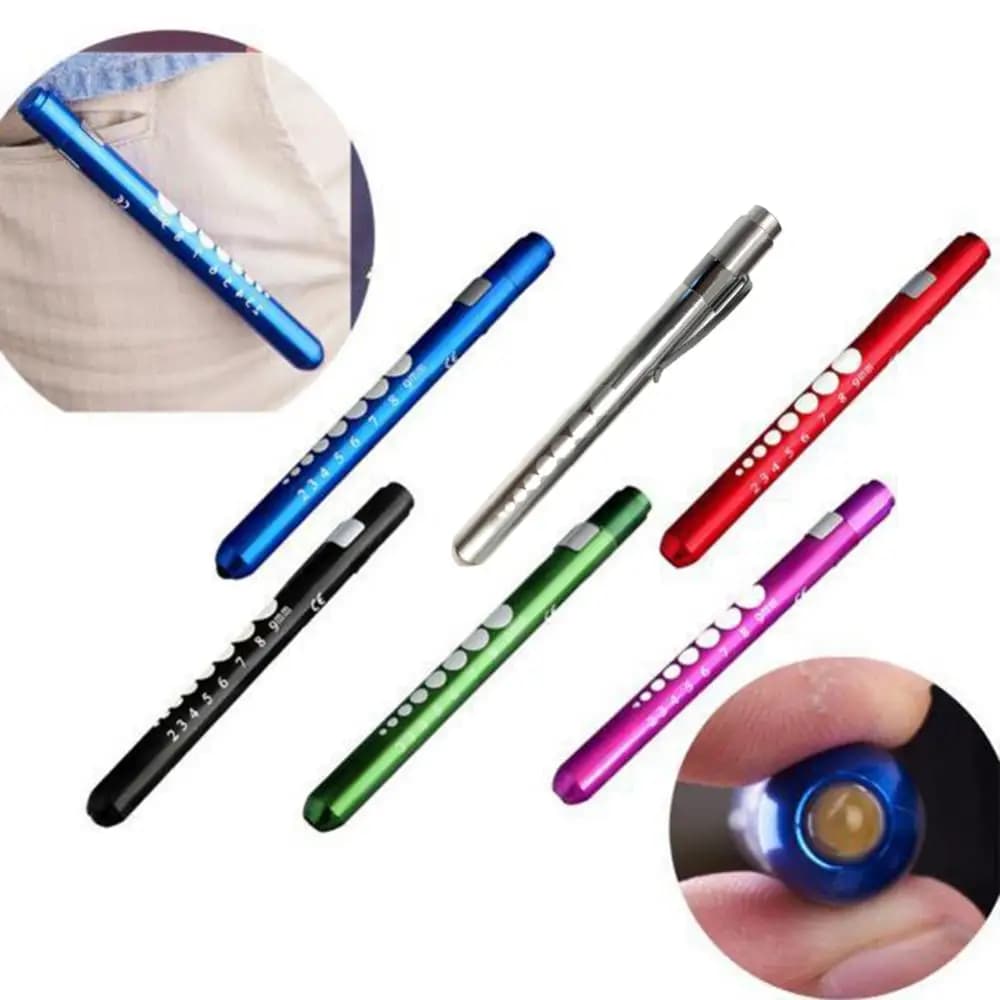 Torcia per penna a LED di primo soccorso medico Torcia per medico Infermiere EMT Kit di emergenza Torcia ricaricabile USB Torcia con doppio