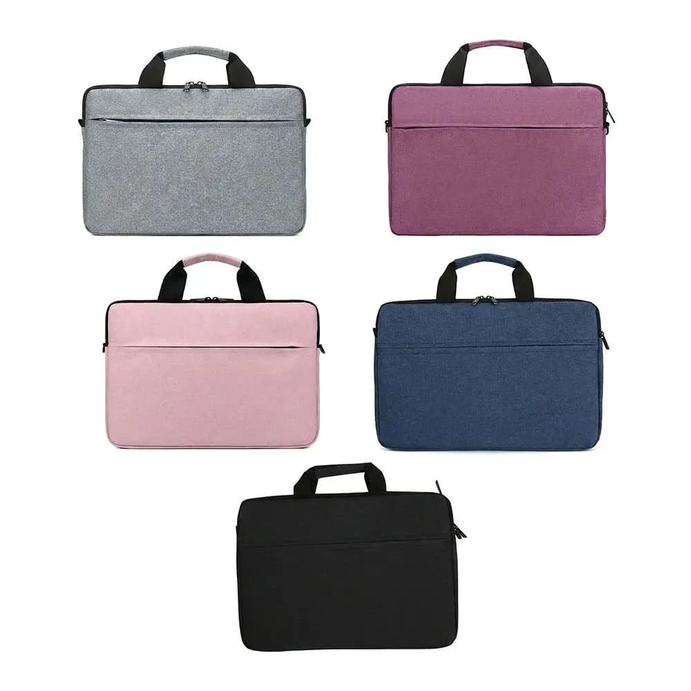 Resistente custodia per laptop da 15,6 pollici, impermeabile, con tracolla regolabile, borsa antiurto per laptop, per lavoro e ufficio