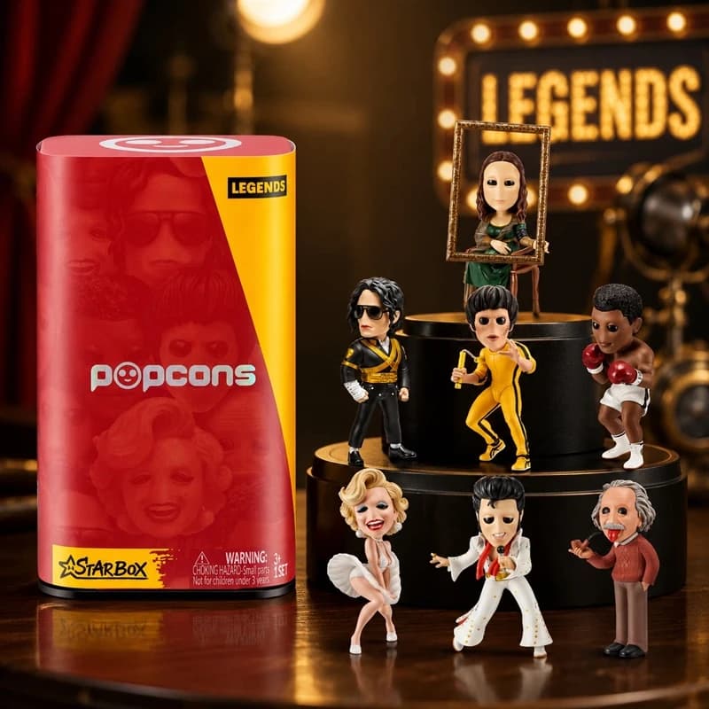 Genuine ZURU Legendary Icons Series Blind Box Collectible Figure Pop Culture Desktop Display Ornament Surprise Toy Model Gift